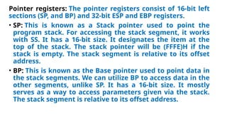 Pointer Register COMPUTER ARCHITECTURE REGISTER TRAN.pptX