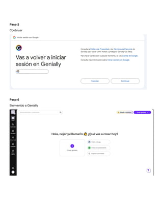 Cómo Registrarse en Genially Paso a Paso para Estudiantes y Educadores ...