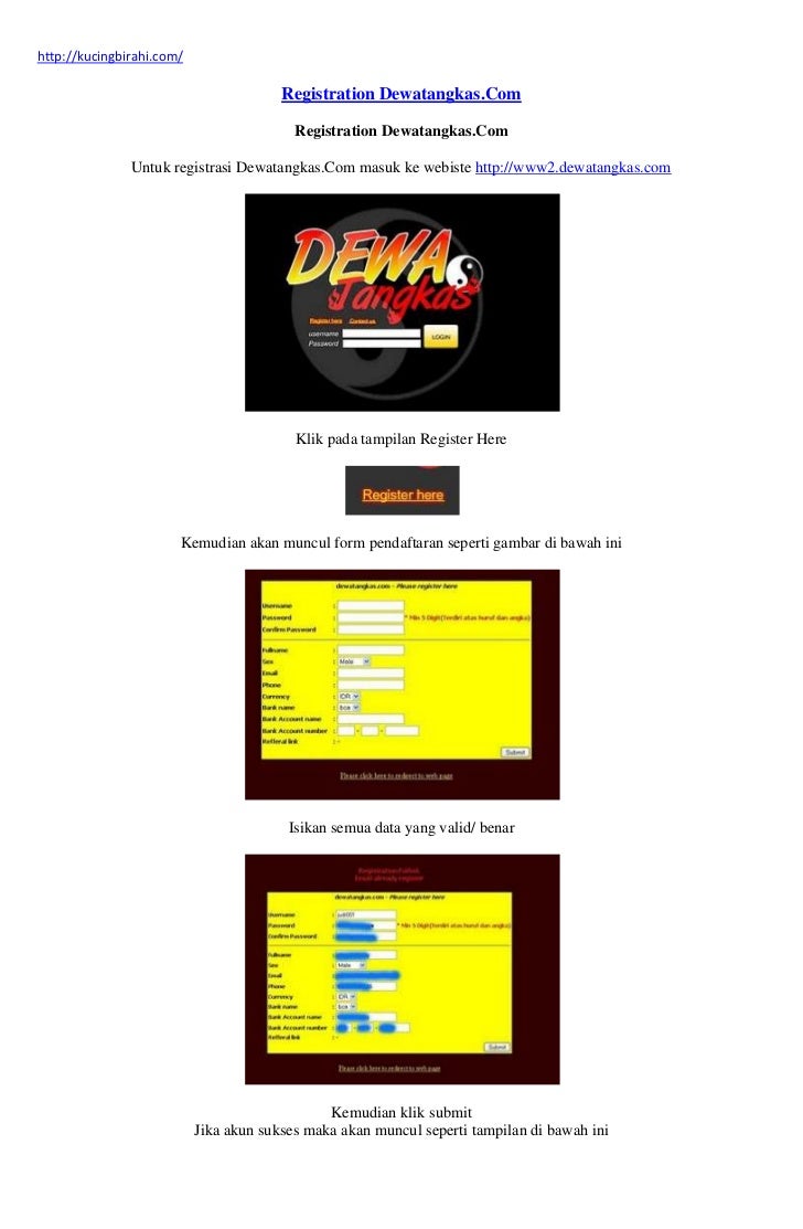 Registration Dewatangkas
