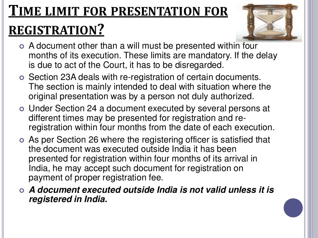 Registration Act, 1908