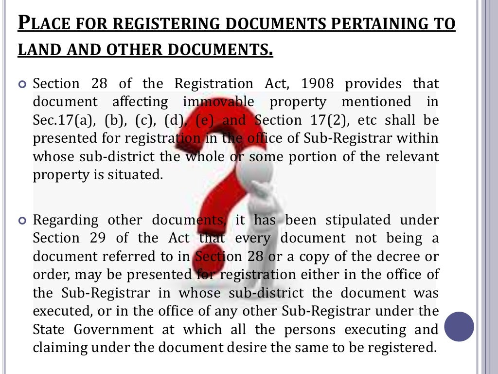 Registration Act, 1908