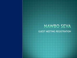 NAWBO SEVA GUEST MEETING REGISTRATION 
