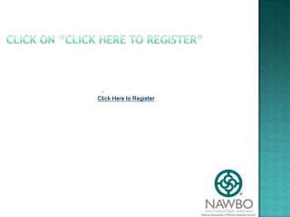 Click on “click here to register”