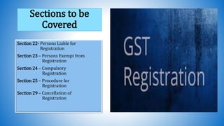 Registration of gst | PPTX