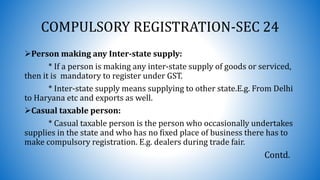 Registration of gst | PPTX
