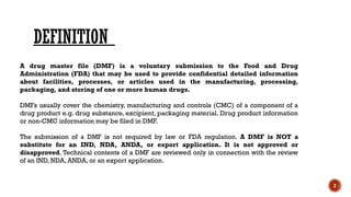 Dmf Definition Comprehensive Guide to Drug Master File (DMF) Registration in India | PPTX