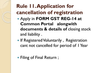 Gst Rules.pdf Registration under gst rules | PDF