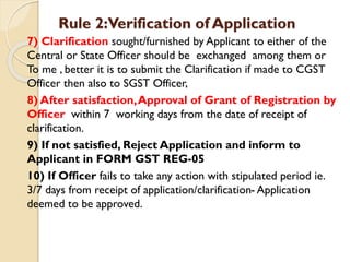 Gst Rules.pdf Registration under gst rules | PDF