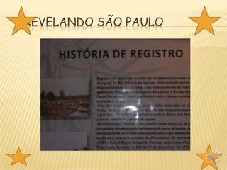 REVELANDO SÃO PAULO

 
