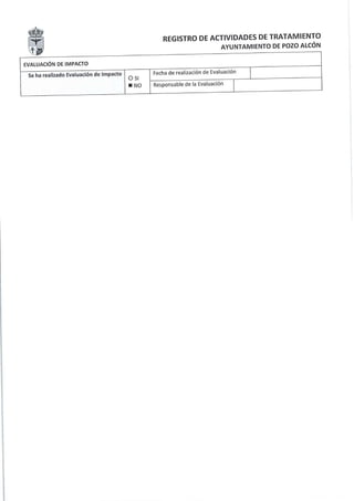 Registro actividades tratamiento