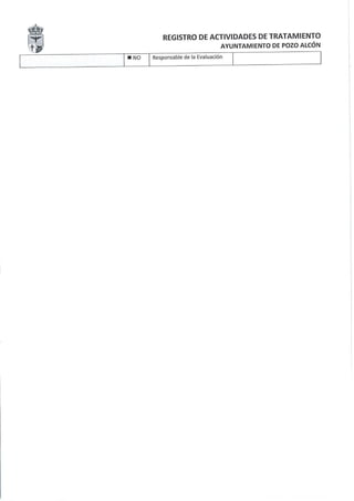 Registro actividades tratamiento