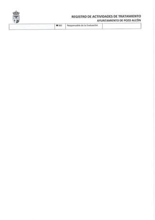 Registro actividades tratamiento