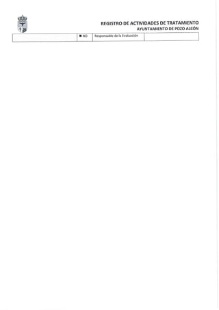 Registro actividades tratamiento