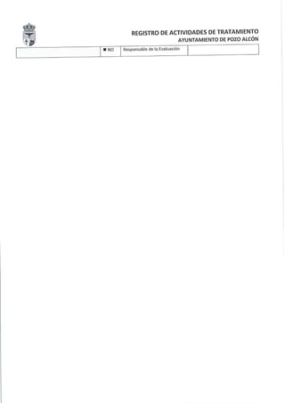 Registro actividades tratamiento