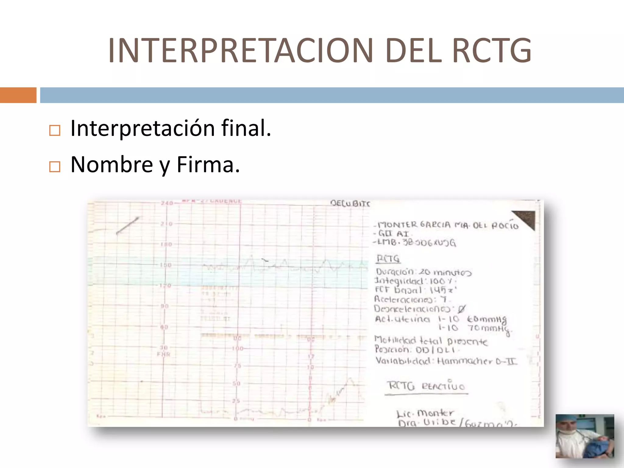 R Ctg REGISTRO CARDIOTOCOGRÁFICO