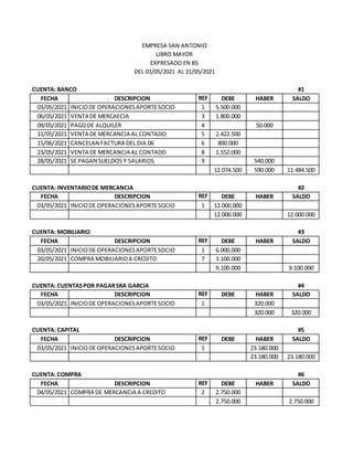 Registro de asientos contables | DOCX