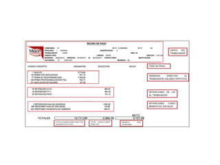 Registro de nomina contabilidad