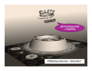 ESTACIONALIDAD
            = MUNDIAL




PERSONALIZACIÓN: “CEACHEÍ!!”
 