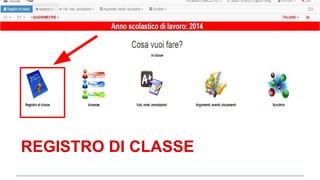 REGISTRO DI CLASSE 
 