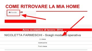 COME RITROVARE LA MIA HOME 
 