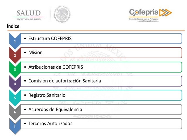 Registro sanitario- Cofepris