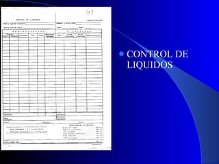 CONTROL DE LIQUIDOS 