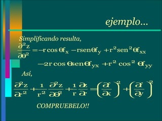 ejemplo… Simplificando resulta, Así, COMPRUEBELO!! 