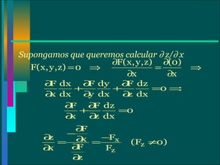 Supongamos que queremos calcular    z/   x  