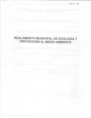 Reglamente municipal de_ecologia_y_proteccion_al_medio_ambiente