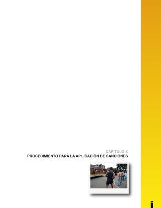 CAPITULO X
PROCEDIMIENTO PARA LA APLICACIÓN DE SANCIONES
30
 