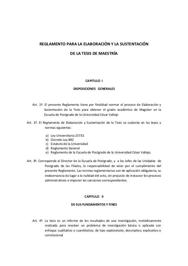 Reglamento 2010 elaboración y sustentación de tesis-maestría