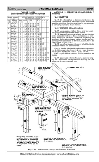 Reglamento nacional de edificaciones