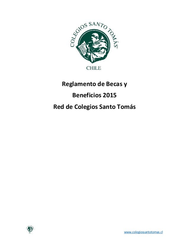 Reglamento becas y_beneficios_2015