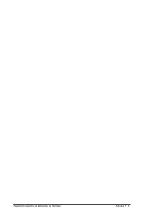 Reglamento Argentino de Estructuras de Hormigón   Apéndice A - 8
 