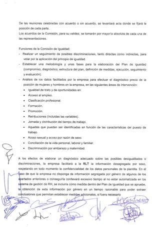 Reglamento comision igualdad_cortefiel