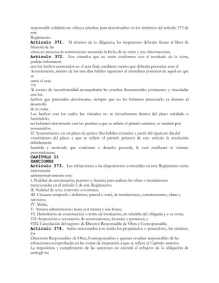 Reglamento De Construcciones