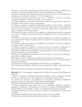 Reglamento De Construcciones