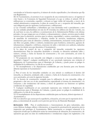 Reglamento De Construcciones