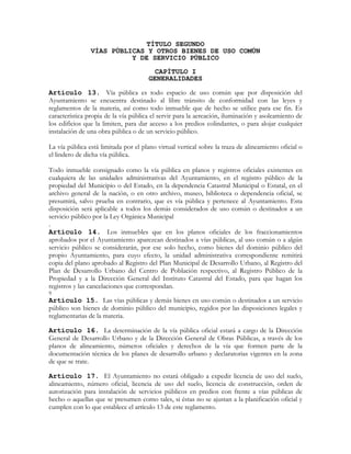 Reglamento De Construcciones