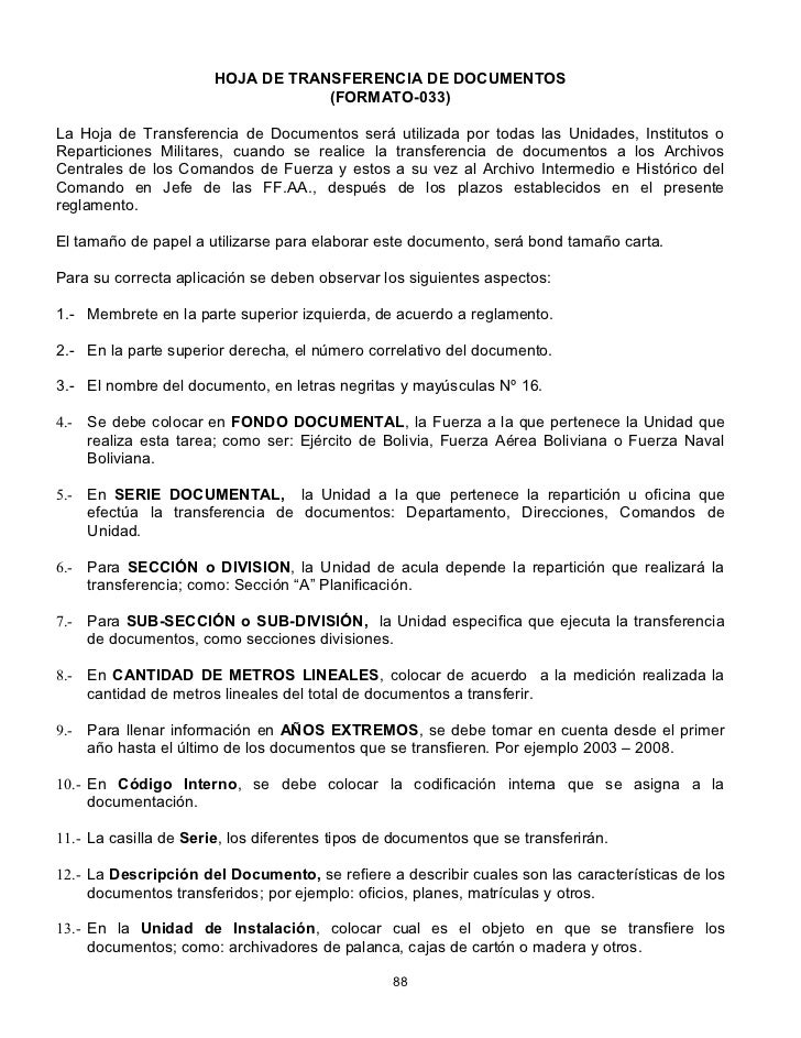 Reglamento De Documentacion Y Correspondencia Mil