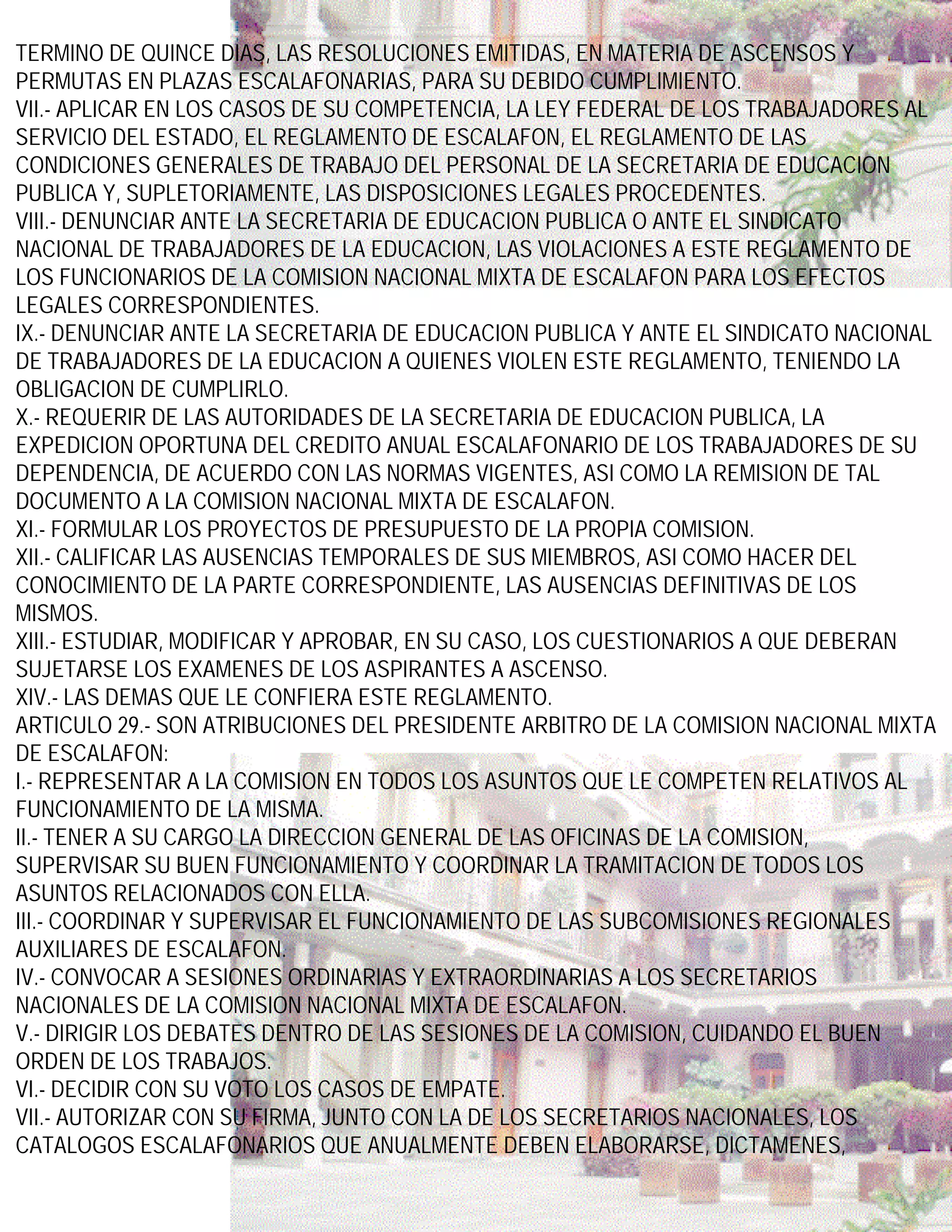 Reglamento de escalafón de los trabajadores al servicio de la SEP | PDF