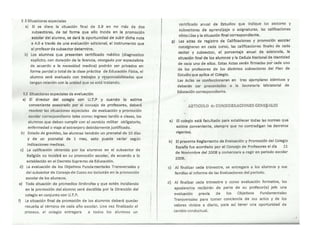 Reglamento de evaluacion