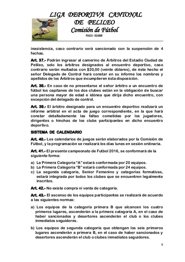 Reglamento De Futbol Ecuador 2016 | reglamento de futbol ecuador 2016 Reglamento De Futbol Ecuador 2016 | reglamento de futbol ecuador 2016