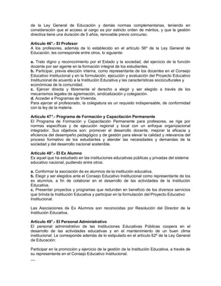REGLAMENTO DE LA LEY GENERAL DE EDUCACIÓN | PDF
