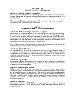 REGLAMENTO DE LA LEY GENERAL DE EDUCACIÓN | PDF