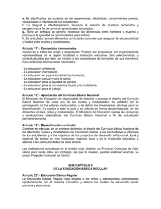 REGLAMENTO DE LA LEY GENERAL DE EDUCACIÓN | PDF