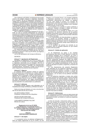REGLAMENTO DE LA LEY N° 29785 - LEY DEL DERECHO A LA CONSULTA PREVIA.pdf