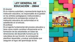 REGLAMENTO DE LA LEY No 28044 - LEY.pptx
