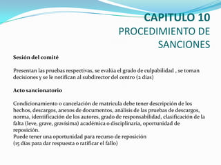 Actuar sobre los principios y valores del Centro