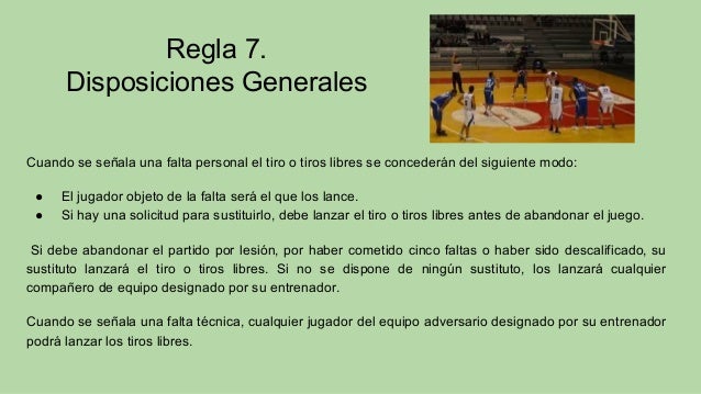 Reglamento del baloncesto